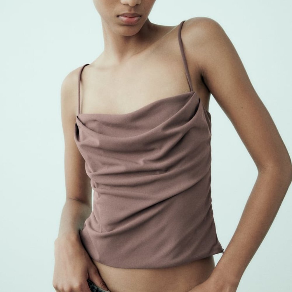 NWT CORSET MINK TOP